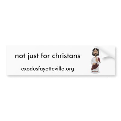 Bobblehead Bumper Sticker by exodusfayetteville