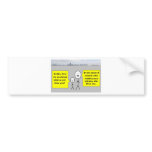 Bobby and Daddy - romantic advice bumper stickers