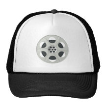 Bobine de pellicule cinématographique casquettes
