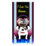 Bobo the Devil Dog does Angel Photo Greeting Card