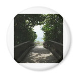 Boca Beach Boardwalk Refrigerator Magnets