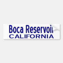 Boca Reservoir Bumper Sticker
