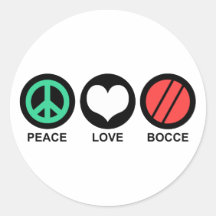 Bocce Autocollants Ronds