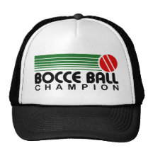 Bocce Ball Champion Hats
