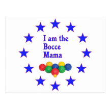 Bocce Mama Postcard