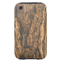 Bocote (wood) Finish iPhone 3 case