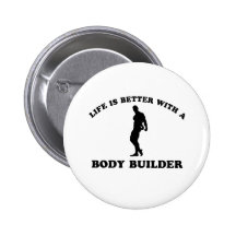 Body Building Gift Designs Pin