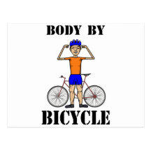 Body By Bicycle Postcards
