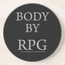 Body By RPG Beverage Coasters