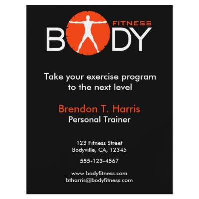 Body Madness Fitness Personal Trainer Flyers by sunnymars