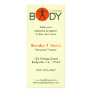 Body Madness Fitness Personal Trainer Rack Cards