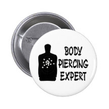 Body Piercing Expert Button