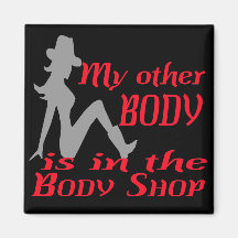 Body Shop Magnets Pour Réfrigérateur
