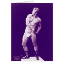 Bodybuilder, Humourous Vintage Photo
