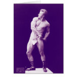 Bodybuilder, Humourous Vintage Photo cards