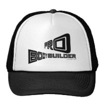 Bodybuilder Pro Black Hat hats