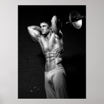 Bodybuilder Workout Poster