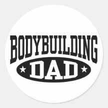 Bodybuilding Dad Sticker