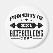 Bodybuilding Fridge Magnet