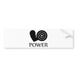 bodybuilding power bumper sticker
