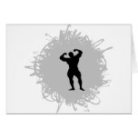 Bodybuilding Scribble Style Cards