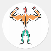 Bodybuilding Stickers