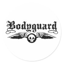 Bodyguard Round Stickers