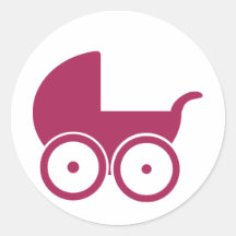 Boguet de bébé autocollants ronds