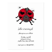 Boguets de jardin · Coccinelle de sourire Cartes Postales