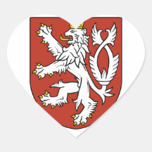 bohemia emblem heart stickers