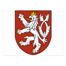 bohemia emblem post card