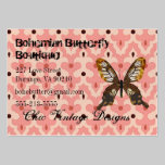 Bohemian Butterfly Boutique Business Cards business cards
