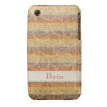 Bohemian Floral Stripes iPhone 3 Case-Mate Case