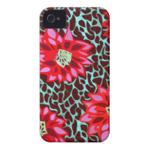 bohemian flowers iPhone 4 covers