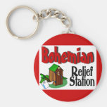Bohemian Relief Station Key Chain