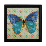 Boho Butterfly Art Box Keepsake Boxes