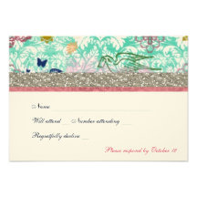 Boho Chic Gypsy Ragbag rsvp Personalized Invite
