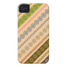 Boho Chic Stripe Pattern Case-Mate iPhone 4 Cases