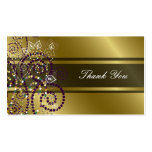 Boho Purple Spirals Gold Favour Gift Tag /Name Car business cards