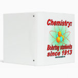 Bohr atom 3 ring binders