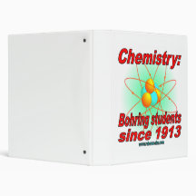 Bohr atom 3 ring binders
