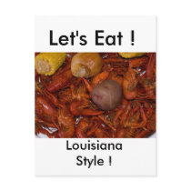 boiled crawfish postcards