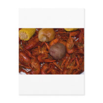 boiled crawfish post card