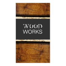 BOIS MODÈLES DE CARTES DE VISITE