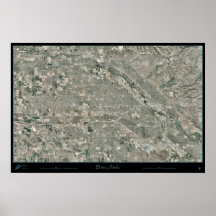 Boise, Idaho satellite poster