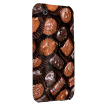 Boîte de plaisir d'amants de chocolat de sucrerie coques iPhone 3