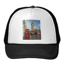 Boîte de téléphone de Londres et Big Ben (St.K) Casquettes De Camionneur