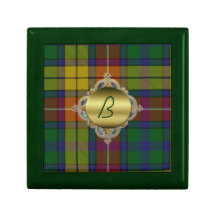 Boîte faite sur commande de tuile de plaid de mono boîtes à babioles