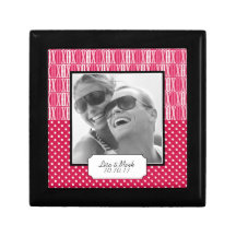Boîte mignonne de souvenir de photo d'anniversaire coffrets cadeaux