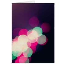 Bokeh Card